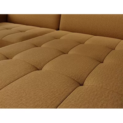 Elegantes Schlafsofa ZULEYKA – Senfgelb, rechte Ecke