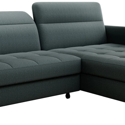 Elegantes Schlafsofa ZULEYKA – Petrol, rechte Ecke