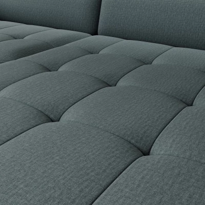 Elegantes Schlafsofa ZULEYKA – Petrol, rechte Ecke