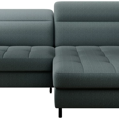 Elegantes Schlafsofa ZULEYKA – Petrol, rechte Ecke