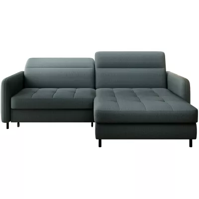 Elegantes Schlafsofa ZULEYKA – Petrol, rechte Ecke