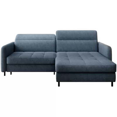 Elegantes Schlafsofa ZULEYKA – blau, rechte Ecke