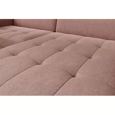 Elegantes Schlafsofa ZULEYKA – rosa, rechte Ecke