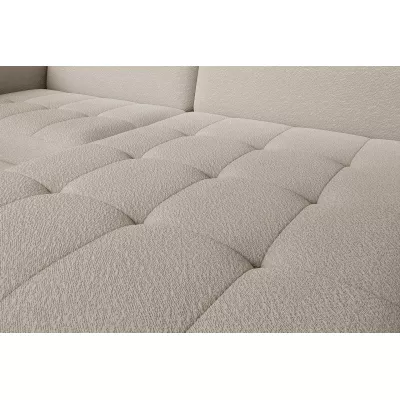 Elegantes Schlafsofa ZULEYKA – cremefarben, rechte Ecke