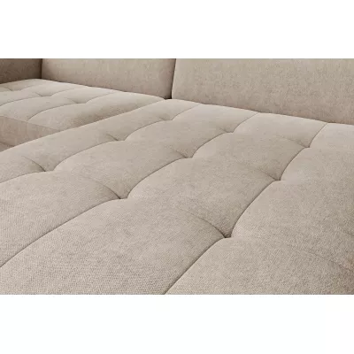 Elegantes Schlafsofa ZULEYKA – hellbeige, rechte Ecke