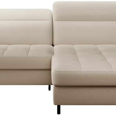 Elegantes Schlafsofa ZULEYKA – beige, rechte Ecke