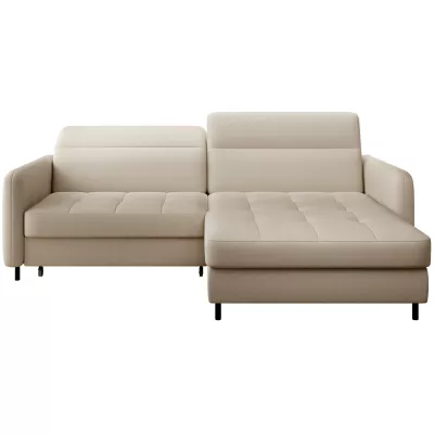 Elegantes Schlafsofa ZULEYKA – beige, rechte Ecke