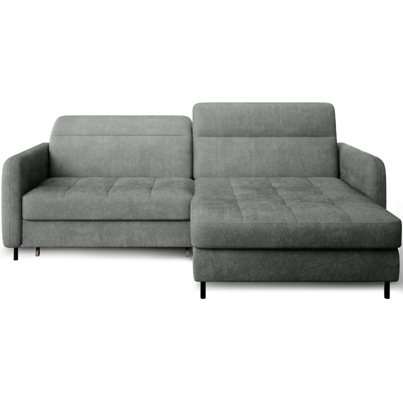 Elegantes Schlafsofa ZULEYKA – hellgrün, rechte Ecke