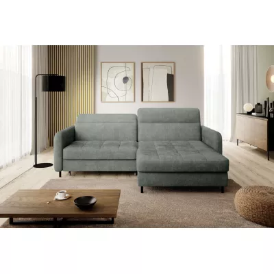 Elegantes Schlafsofa ZULEYKA – hellgrün, rechte Ecke