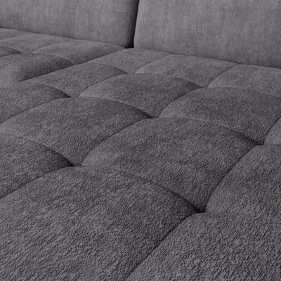 Elegantes Schlafsofa ZULEYKA – dunkelgrau, rechte Ecke