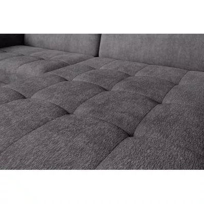 Elegantes Schlafsofa ZULEYKA – dunkelgrau, rechte Ecke