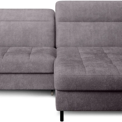Elegantes Schlafsofa ZULEYKA – dunkelgrau, rechte Ecke