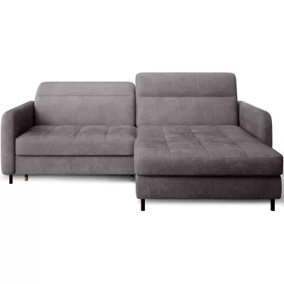 Elegantes Schlafsofa ZULEYKA – dunkelgrau, rechte Ecke
