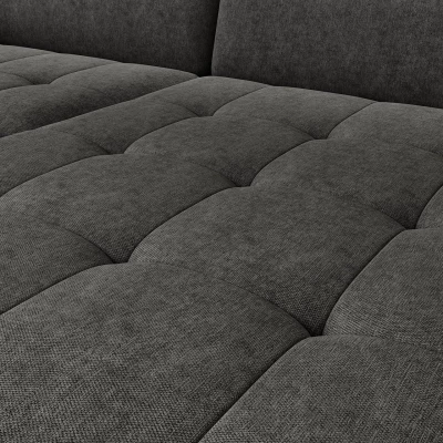Elegantes Schlafsofa ZULEYKA – schwarz, rechte Ecke