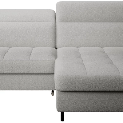 Elegantes Schlafsofa ZULEYKA – hellgrau, rechte Ecke