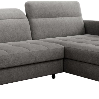 Elegantes Schlafsofa ZULEYKA - grau 2, rechte Ecke