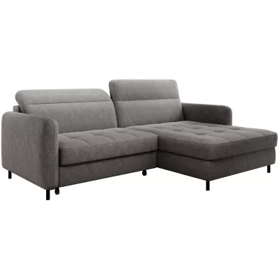 Elegantes Schlafsofa ZULEYKA - grau 2, rechte Ecke
