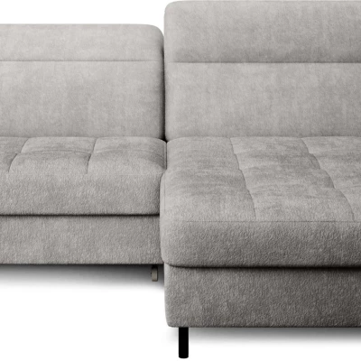 Elegantes Schlafsofa ZULEYKA - grau 3, rechte Ecke