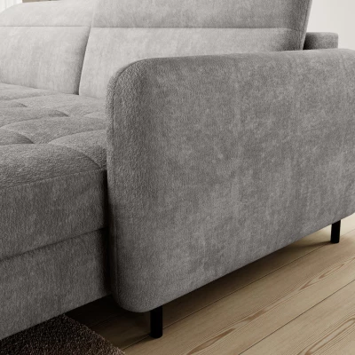 Elegantes Schlafsofa ZULEYKA - grau 3, rechte Ecke
