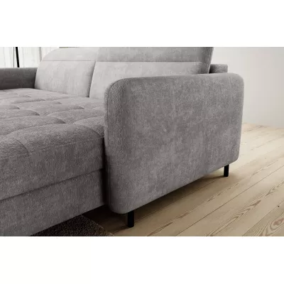 Elegantes Schlafsofa ZULEYKA - grau 3, rechte Ecke