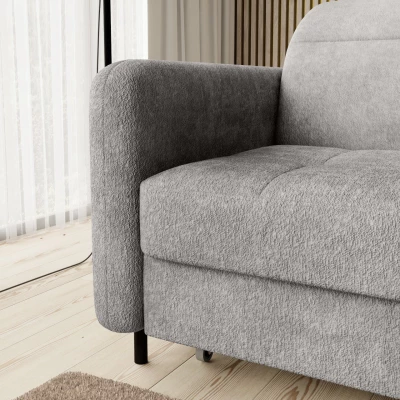 Elegantes Schlafsofa ZULEYKA - grau 3, rechte Ecke