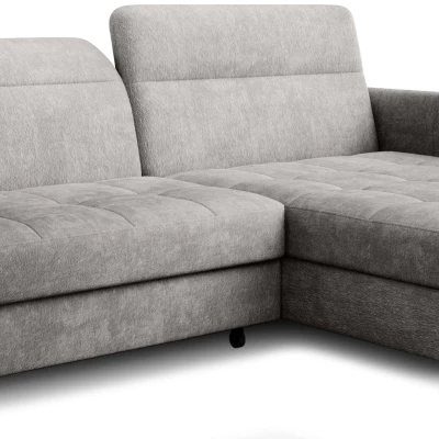 Elegantes Schlafsofa ZULEYKA - grau 3, rechte Ecke