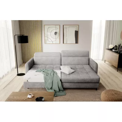 Elegantes Schlafsofa ZULEYKA - grau 3, rechte Ecke