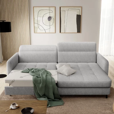 Elegantes Schlafsofa ZULEYKA - Esche, rechte Ecke