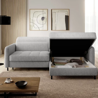 Elegantes Schlafsofa ZULEYKA - Esche, rechte Ecke