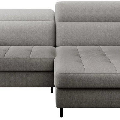 Elegantes Schlafsofa ZULEYKA - grau 1, rechte Ecke
