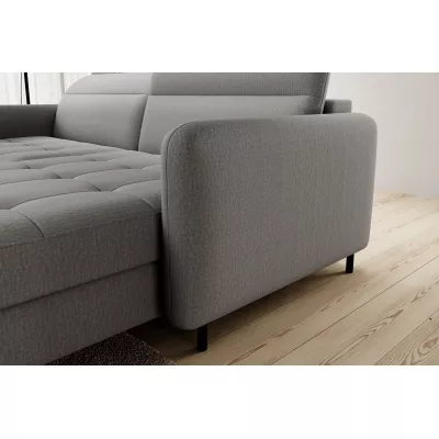 Elegantes Schlafsofa ZULEYKA - grau 1, rechte Ecke