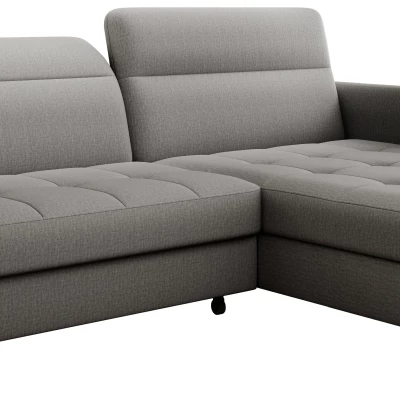 Elegantes Schlafsofa ZULEYKA - grau 1, rechte Ecke