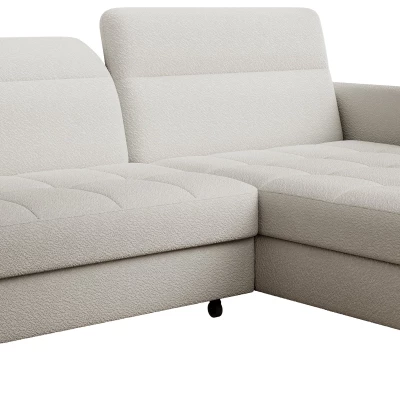 Elegantes Schlafsofa ZULEYKA – weiß, rechte Ecke