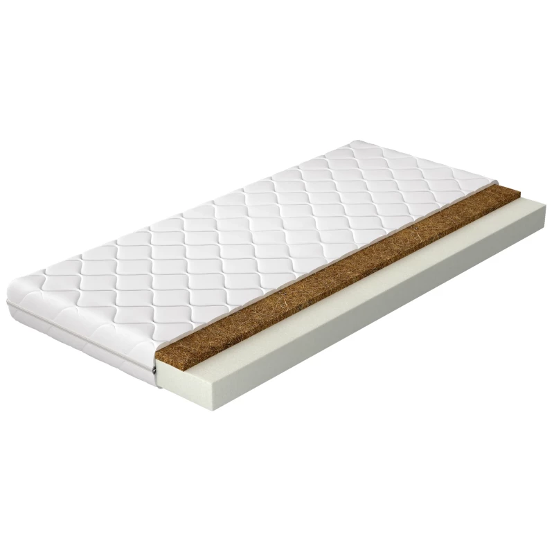 Schaumstoffmatratze mit Kokosmatte 200x200 ALECTRONA 1