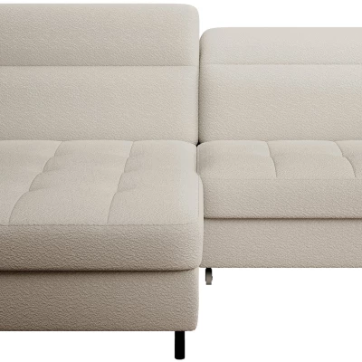 Elegantes Schlafsofa ZULEYKA – cremefarben, linke Ecke
