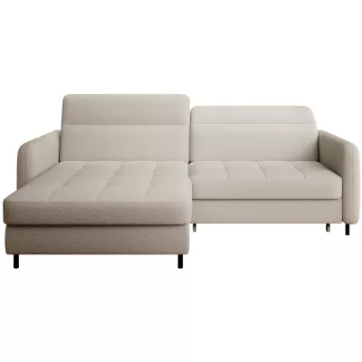 Elegantes Schlafsofa ZULEYKA – cremefarben, linke Ecke