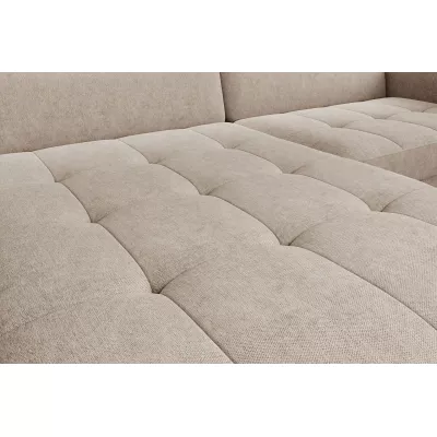Elegantes Schlafsofa ZULEYKA – hellbeige, linke Ecke