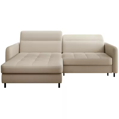 Elegantes Schlafsofa ZULEYKA – beige, linke Ecke