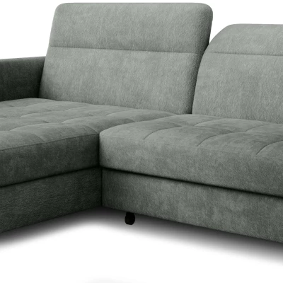 Elegantes Schlafsofa ZULEYKA – hellgrün, linke Ecke