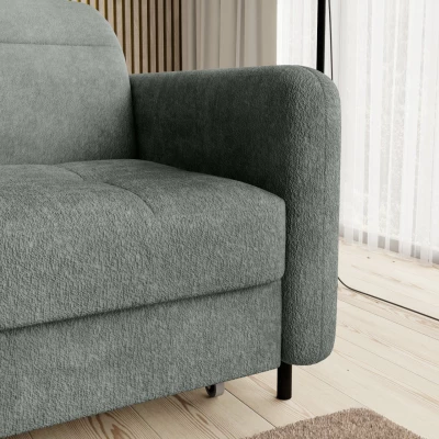 Elegantes Schlafsofa ZULEYKA – hellgrün, linke Ecke