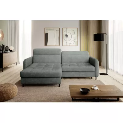 Elegantes Schlafsofa ZULEYKA – hellgrün, linke Ecke