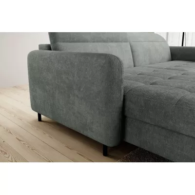 Elegantes Schlafsofa ZULEYKA – hellgrün, linke Ecke
