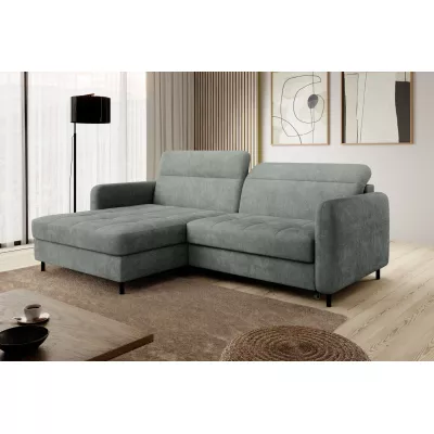 Elegantes Schlafsofa ZULEYKA – hellgrün, linke Ecke