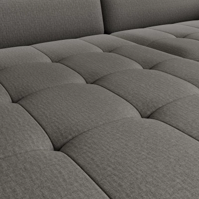 Elegantes Schlafsofa ZULEYKA – Graphit, linke Ecke