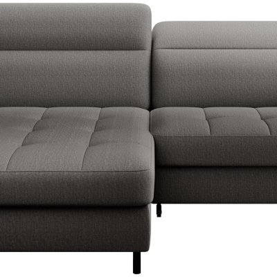 Elegantes Schlafsofa ZULEYKA – Graphit, linke Ecke
