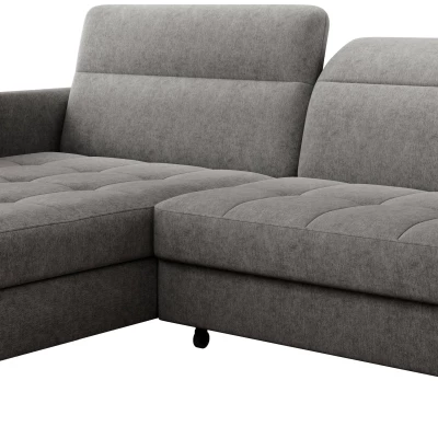 Elegantes Schlafsofa ZULEYKA - grau 2, linke Ecke