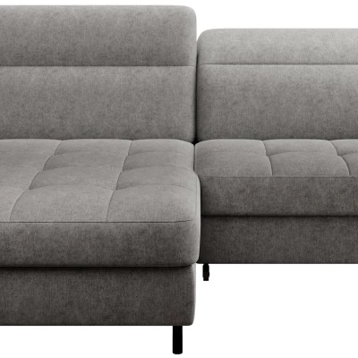 Elegantes Schlafsofa ZULEYKA - grau 2, linke Ecke