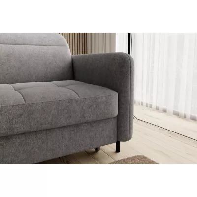 Elegantes Schlafsofa ZULEYKA - grau 2, linke Ecke