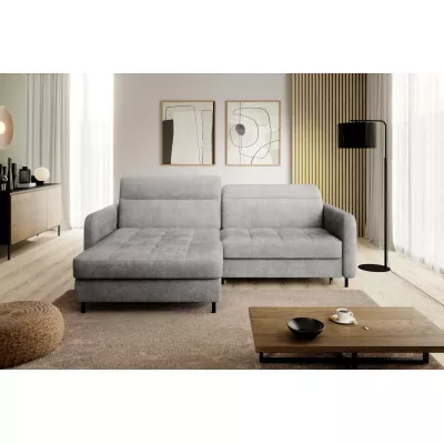Elegantes Schlafsofa ZULEYKA - grau 3, linke Ecke