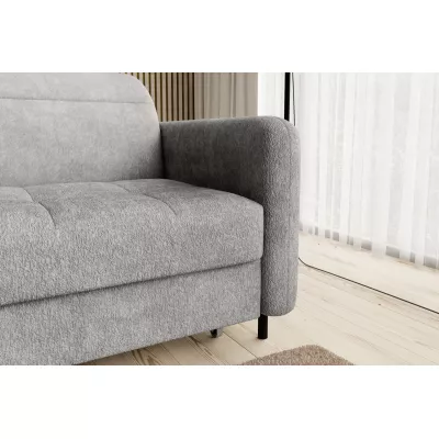 Elegantes Schlafsofa ZULEYKA - grau 3, linke Ecke